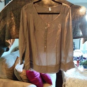 Tan blouse
